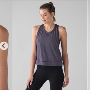 Lululemon Midnight Navy Sleeveless Run Workout Lightweight Pace Perfect Tank 4